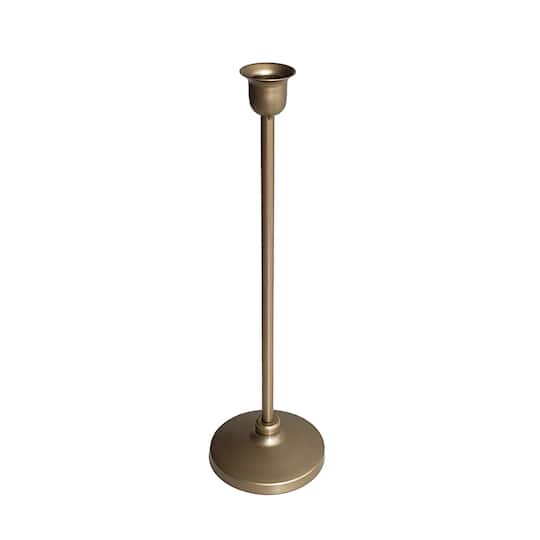 6 Pack: 12.6" Gold Metal Candle Holder by Ashland®